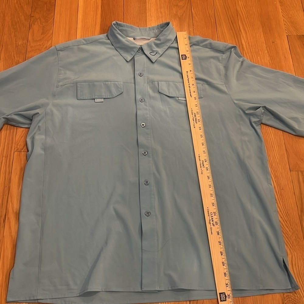 Reel life mens saltwater long sleeve with roll tabs button down size 2Xl. - Picture 6 of 7